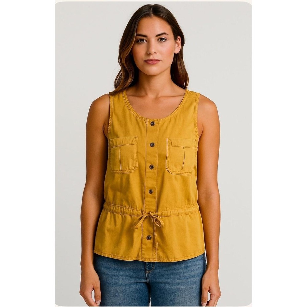 –Vince Camuto Sunset Gold Sleeveless Top – Vince Camuto, Small